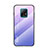 Silikon Schutzhülle Rahmen Tasche Hülle Spiegel Farbverlauf Regenbogen LS1 für Xiaomi Redmi 10X 5G Helles Lila