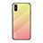 Silikon Schutzhülle Rahmen Tasche Hülle Spiegel Farbverlauf Regenbogen LS1 für Xiaomi Redmi 9AT Gelb