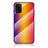 Silikon Schutzhülle Rahmen Tasche Hülle Spiegel Farbverlauf Regenbogen LS2 für Samsung Galaxy A31