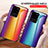 Silikon Schutzhülle Rahmen Tasche Hülle Spiegel Farbverlauf Regenbogen LS2 für Samsung Galaxy S20 Ultra 5G
