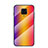 Silikon Schutzhülle Rahmen Tasche Hülle Spiegel Farbverlauf Regenbogen LS2 für Xiaomi Poco M2 Pro Rosa