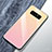 Silikon Schutzhülle Rahmen Tasche Hülle Spiegel Farbverlauf Regenbogen M01 für Samsung Galaxy Note 8 Duos N950F Rosa
