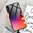 Silikon Schutzhülle Rahmen Tasche Hülle Spiegel Farbverlauf Regenbogen M03 für Huawei P30 Rot