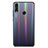 Silikon Schutzhülle Rahmen Tasche Hülle Spiegel Farbverlauf Regenbogen R01 für Huawei Honor V10 Lite Schwarz