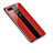Silikon Schutzhülle Rahmen Tasche Hülle Spiegel für Huawei Enjoy 8 Plus Rot