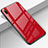 Silikon Schutzhülle Rahmen Tasche Hülle Spiegel für Huawei Enjoy 9e Rot