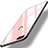 Silikon Schutzhülle Rahmen Tasche Hülle Spiegel für Huawei Honor 9i Rosa