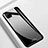 Silikon Schutzhülle Rahmen Tasche Hülle Spiegel für Huawei P40 Lite Schwarz