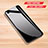 Silikon Schutzhülle Rahmen Tasche Hülle Spiegel für Huawei Y6s Schwarz
