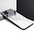 Silikon Schutzhülle Rahmen Tasche Hülle Spiegel für Oppo A73 5G Grau