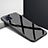 Silikon Schutzhülle Rahmen Tasche Hülle Spiegel für Oppo A73 5G Schwarz
