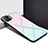 Silikon Schutzhülle Rahmen Tasche Hülle Spiegel für Oppo F17 Pro Rosa