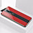 Silikon Schutzhülle Rahmen Tasche Hülle Spiegel für Oppo Reno Rot