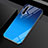 Silikon Schutzhülle Rahmen Tasche Hülle Spiegel für Realme X3 SuperZoom Blau