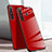 Silikon Schutzhülle Rahmen Tasche Hülle Spiegel für Samsung Galaxy A20e Rot