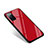 Silikon Schutzhülle Rahmen Tasche Hülle Spiegel für Samsung Galaxy S20 FE 4G Rot
