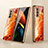 Silikon Schutzhülle Rahmen Tasche Hülle Spiegel für Samsung Galaxy Z Fold2 5G Orange