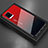 Silikon Schutzhülle Rahmen Tasche Hülle Spiegel für Vivo V20 Rot