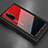Silikon Schutzhülle Rahmen Tasche Hülle Spiegel für Vivo V20 SE Rot