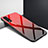 Silikon Schutzhülle Rahmen Tasche Hülle Spiegel für Vivo Y20 Rot
