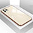 Silikon Schutzhülle Rahmen Tasche Hülle Spiegel M01 für Apple iPhone 11 Pro Max