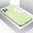 Silikon Schutzhülle Rahmen Tasche Hülle Spiegel M01 für Apple iPhone 11 Pro Max Grün