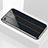 Silikon Schutzhülle Rahmen Tasche Hülle Spiegel M01 für Apple iPhone 6 Schwarz