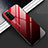 Silikon Schutzhülle Rahmen Tasche Hülle Spiegel M01 für Huawei Honor 30 Lite 5G Rot