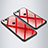 Silikon Schutzhülle Rahmen Tasche Hülle Spiegel M01 für Huawei Honor V20 Rot