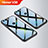 Silikon Schutzhülle Rahmen Tasche Hülle Spiegel M01 für Huawei Honor V20 Schwarz