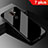 Silikon Schutzhülle Rahmen Tasche Hülle Spiegel M01 für Nokia 7 Plus Schwarz
