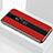 Silikon Schutzhülle Rahmen Tasche Hülle Spiegel M01 für Oppo A9 Rot
