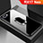 Silikon Schutzhülle Rahmen Tasche Hülle Spiegel M01 für Oppo RX17 Neo Schwarz