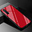 Silikon Schutzhülle Rahmen Tasche Hülle Spiegel M01 für Realme X3 SuperZoom Rot