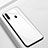 Silikon Schutzhülle Rahmen Tasche Hülle Spiegel M01 für Samsung Galaxy A8s SM-G8870 Weiß