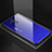 Silikon Schutzhülle Rahmen Tasche Hülle Spiegel M02 für Huawei Mate 20 Lite Blau