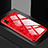 Silikon Schutzhülle Rahmen Tasche Hülle Spiegel M02 für Huawei P20 Rot