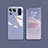 Silikon Schutzhülle Rahmen Tasche Hülle Spiegel M05 für Xiaomi Mi 11 Ultra 5G Lavendel Grau