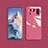 Silikon Schutzhülle Rahmen Tasche Hülle Spiegel M05 für Xiaomi Mi 11 Ultra 5G Pink