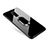 Silikon Schutzhülle Rahmen Tasche Hülle Spiegel mit Fingerring Ständer für Samsung Galaxy A6 Plus Schwarz