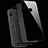 Silikon Schutzhülle Rahmen Tasche Hülle Spiegel mit Magnetisch Fingerring Ständer A01 für Xiaomi Mi A2 Lite