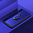 Silikon Schutzhülle Rahmen Tasche Hülle Spiegel mit Magnetisch Fingerring Ständer für Huawei Honor 20 Pro Blau