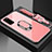 Silikon Schutzhülle Rahmen Tasche Hülle Spiegel mit Magnetisch Fingerring Ständer für Huawei Honor View 30 Pro 5G