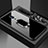 Silikon Schutzhülle Rahmen Tasche Hülle Spiegel mit Magnetisch Fingerring Ständer für Oppo Reno Schwarz