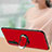 Silikon Schutzhülle Rahmen Tasche Hülle Spiegel mit Magnetisch Fingerring Ständer T01 für Huawei Nova 5 Pro
