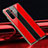 Silikon Schutzhülle Rahmen Tasche Hülle Spiegel T01 für Huawei Nova 7 SE 5G Rot