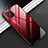 Silikon Schutzhülle Rahmen Tasche Hülle Spiegel T01 für Huawei Nova 8 SE 5G Rot