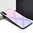 Silikon Schutzhülle Rahmen Tasche Hülle Spiegel T01 für Xiaomi Redmi 9AT Helles Lila