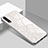 Silikon Schutzhülle Rahmen Tasche Hülle Spiegel T02 für Huawei P20 Weiß