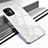 Silikon Schutzhülle Rahmen Tasche Hülle Spiegel T04 für Apple iPhone 11 Weiß